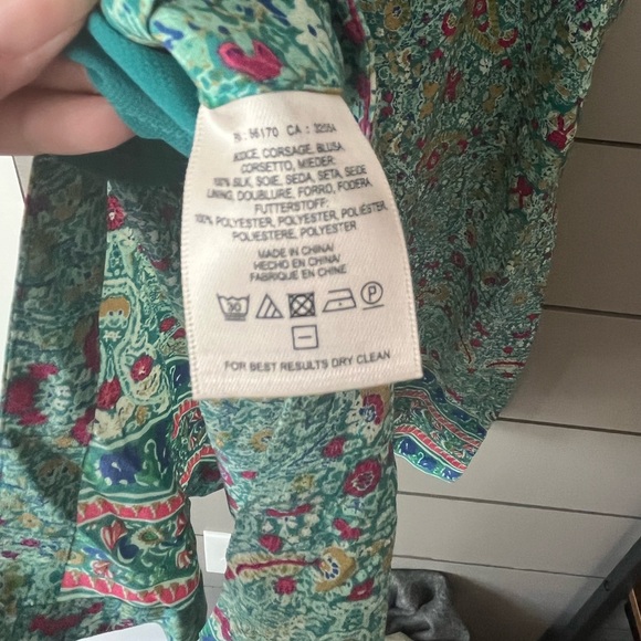 Anthropologie Maeve Merit Tunic‎ size 6 strappy silk boho - Picture 10 of 10